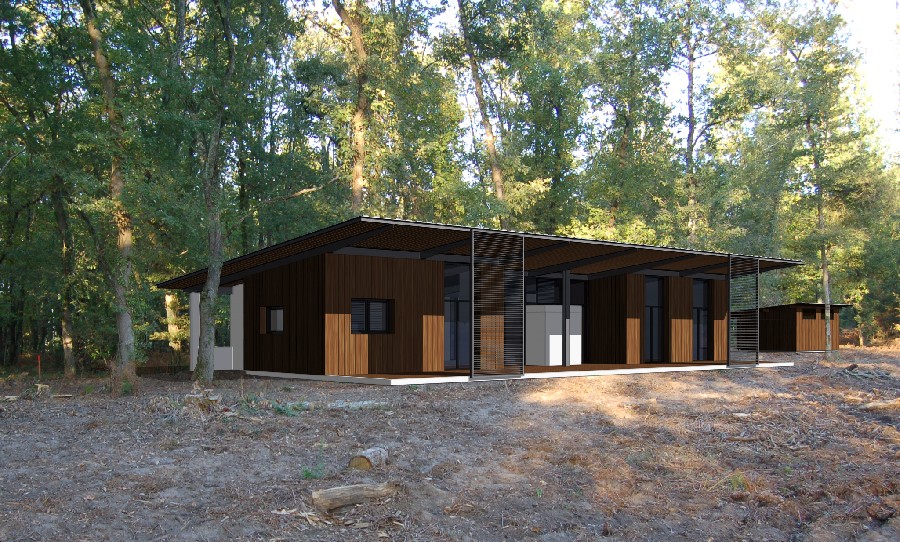 maison dans la forêt